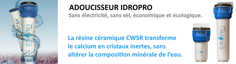 Adoucisseur d'eau IDROPRO c�ramique
